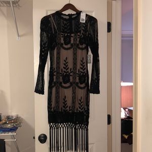 Forever 21 • Never Worn • Tan/Black Dress